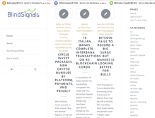 Tablet Screenshot of blindsignals.com